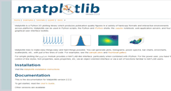 Desktop Screenshot of matplotlib.org