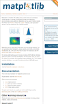 Mobile Screenshot of matplotlib.org